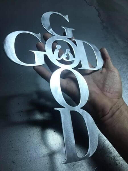god is good custom sign