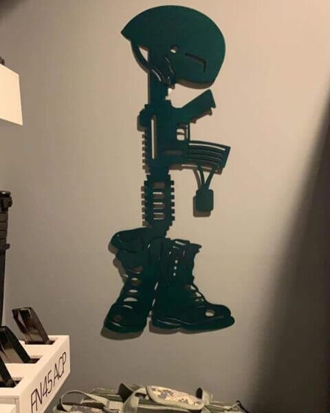 custom military sign