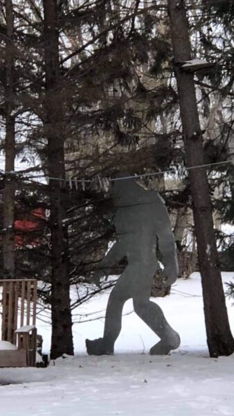 sasquatch metal art