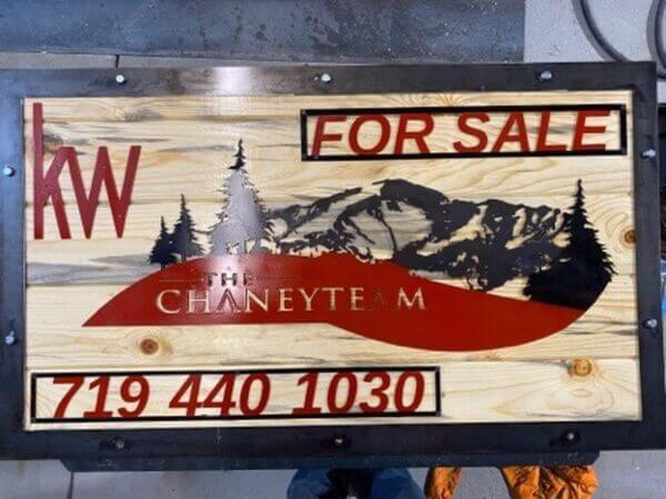 custom sign that says for sale