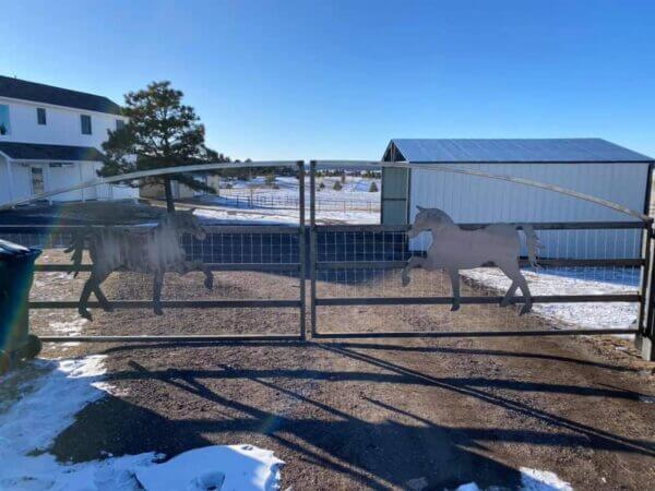 metal gates made to a property