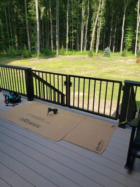 Exterior Custom Metal Dual Gate