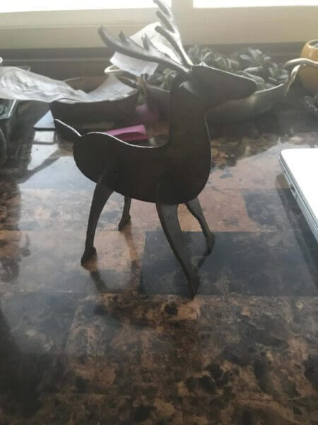 Deer made from customer