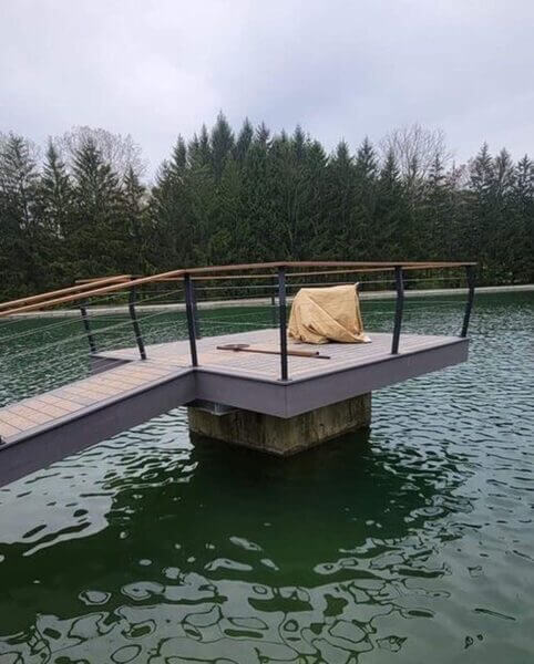 Custom Cable Rail Dock