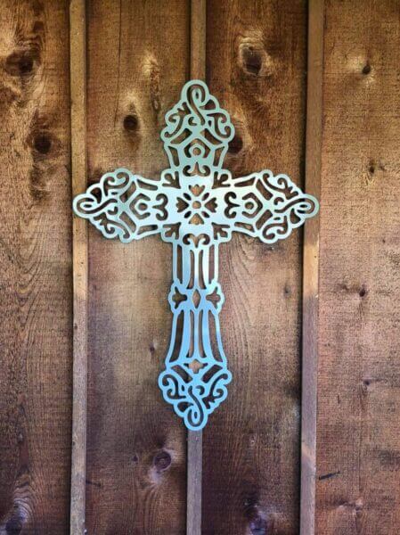 Custom Cross Metal Intricate
