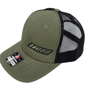 Trucker hat that is olive green