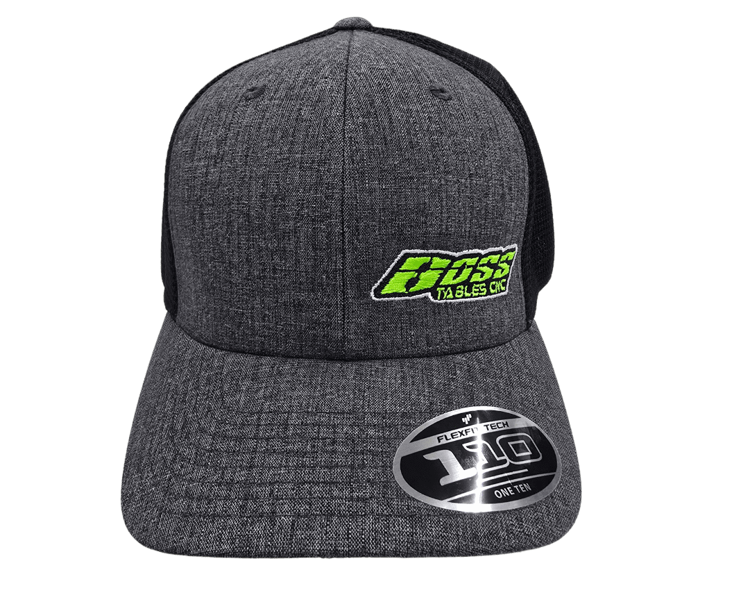 Boss Tables Flex Fit Trucker Hat front view