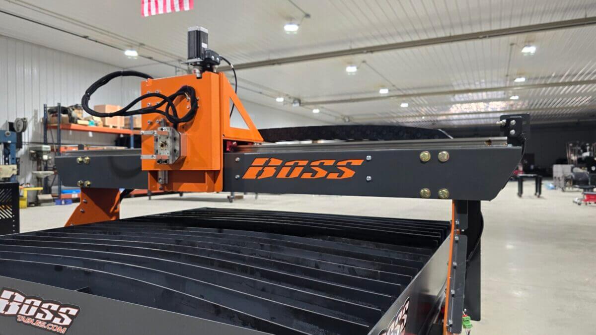 Picture of showing the gantry on the BT series table