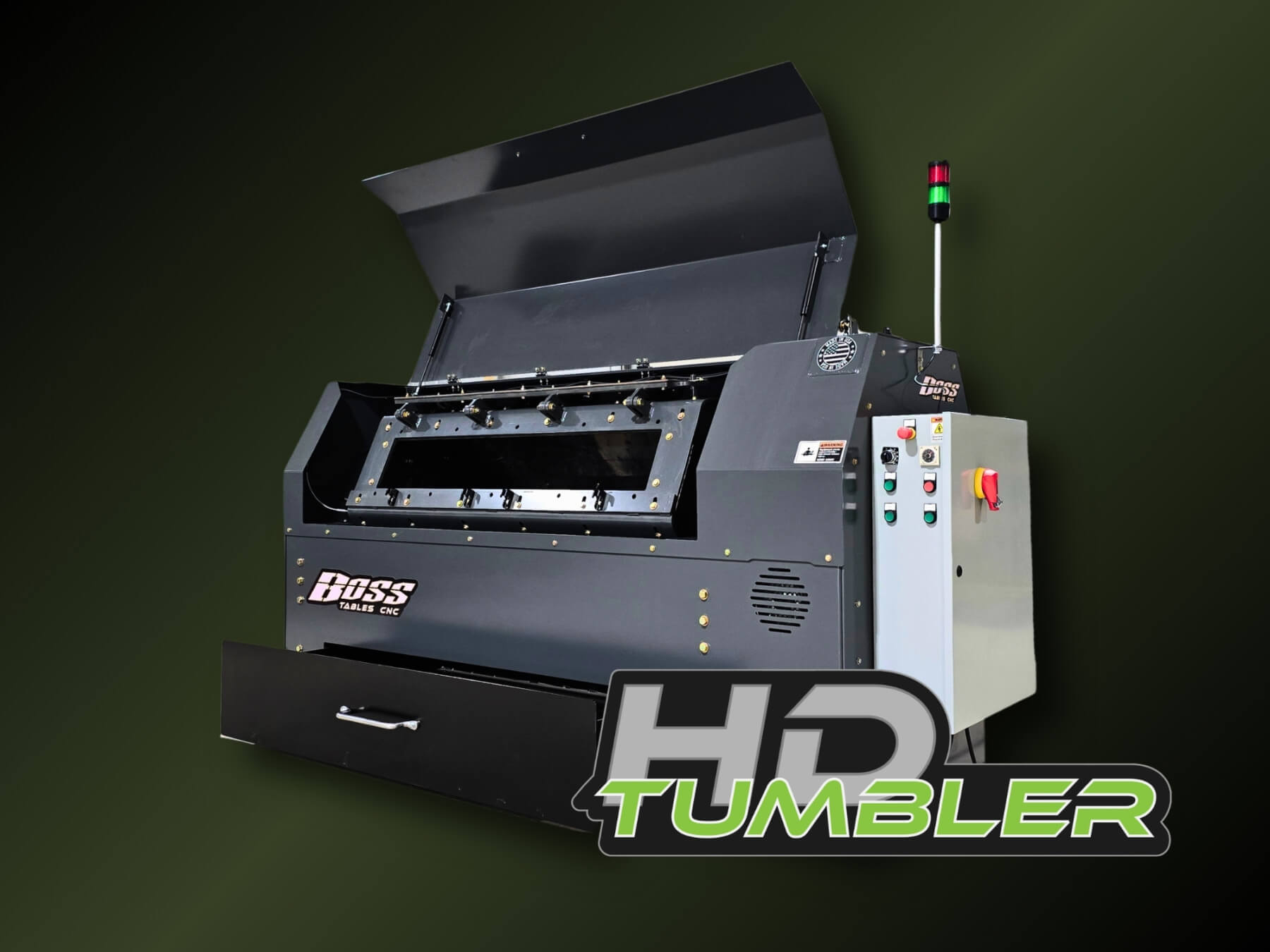 Boss Tables HD Parts Tumbler Model 2026 Edition Image
