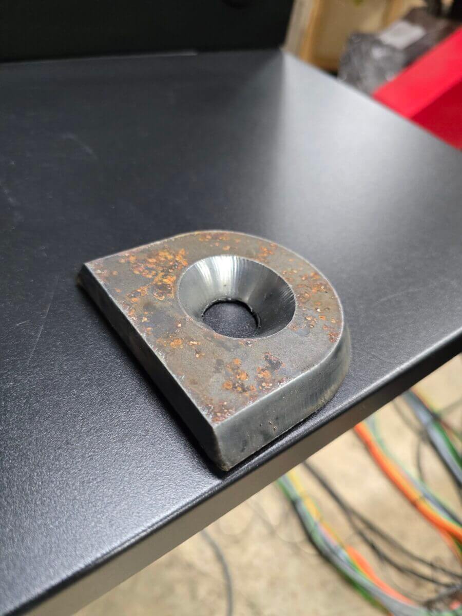 part cut on the bevel table